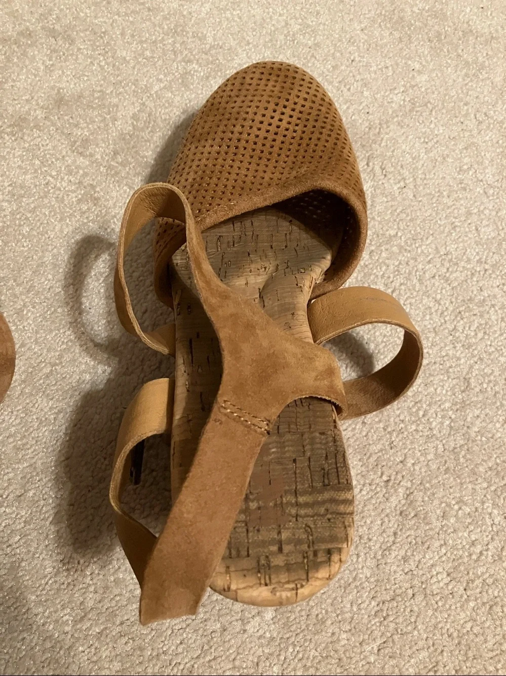 Korks Women’s wooden platform shoes